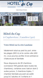 Mobile Screenshot of hotel-ducap-capbreton.com